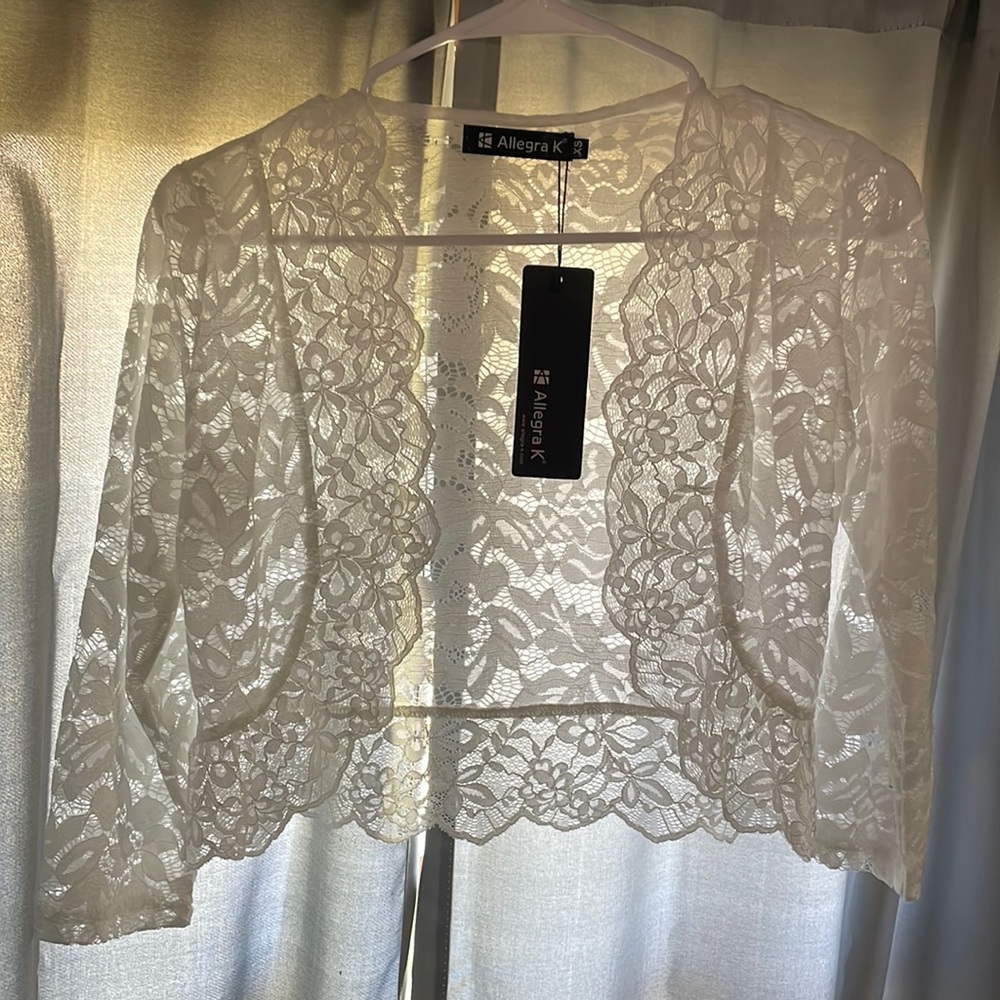 White floral cover up
